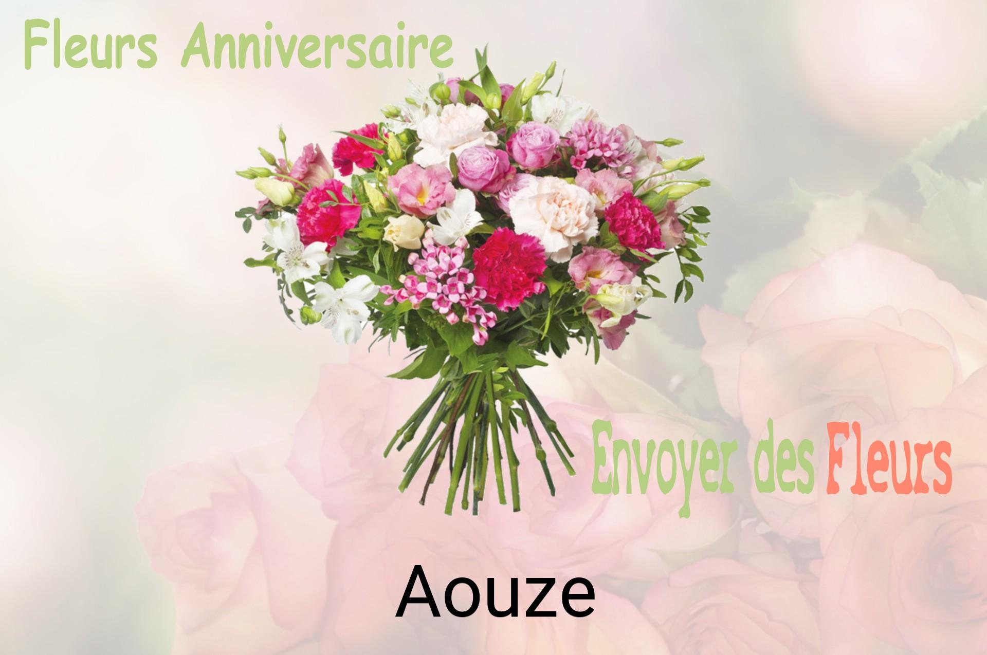 Bouquet de fleurs d’anniversaire livré à Aouze