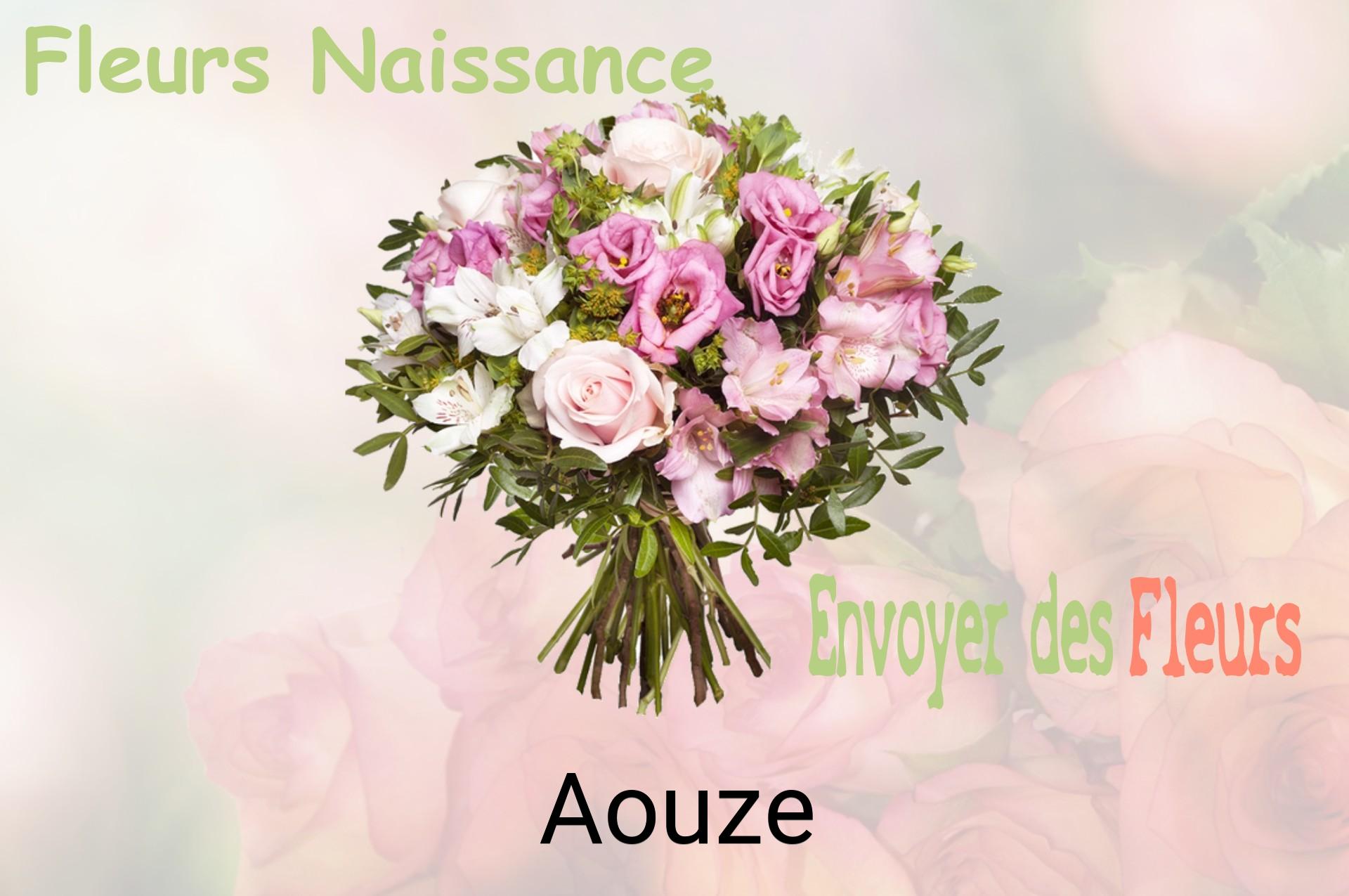 Bouquet de fleurs de naissance livré à Aouze